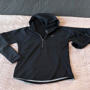 Nike dri fit Woman’s Black Hoodie